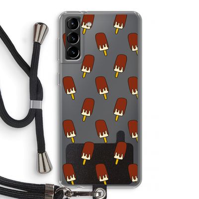 Yummy: Samsung Galaxy S21 Plus Transparant Hoesje met koord