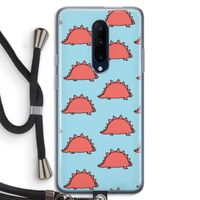 Dinosawrr: OnePlus 7 Pro Transparant Hoesje met koord