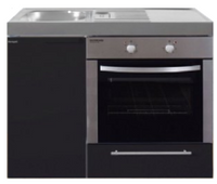 MKB 100 Zwart mat met oven RAI-9543 - thumbnail