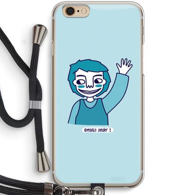 Zwaai: iPhone 6 / 6S Transparant Hoesje met koord