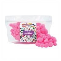 Colorations - pom poms roze, 100st.