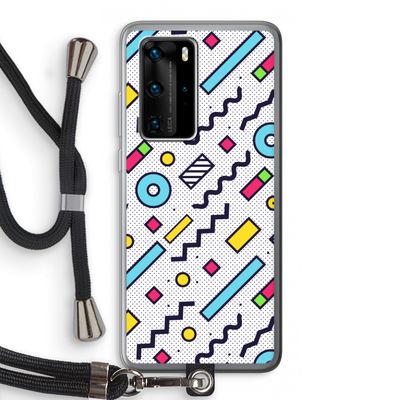 8-bit N°8: Huawei P40 Pro Transparant Hoesje met koord