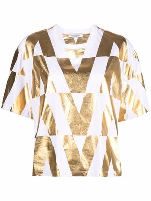 Valentino Garavani t-shirt à logo imprimé - Blanc