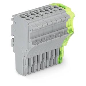 WAGO 2020-109/000-036 Connector, female Grijs, Groen, Geel 25 stuk(s)