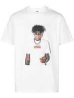 Supreme t-shirt NBA Youngboy en coton - Blanc