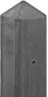 Betonpaal T-paal 10 x 10 x 280 cm tuintegel Antraciet ongecoat Gardenlux - Gardenlux