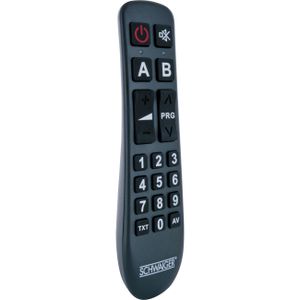 Schwaiger UFB1100 533 afstandsbediening IR Draadloos DVD/Blu-ray, TV, Tv-tuner, TV set-topbox Drukknopen