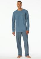 Schiesser Schiesser Pyjama Long graphite 180262 48/S Schiesser Schiesser Pyjama Long graphite 180262 48/S