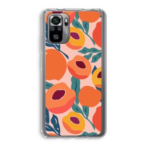 Perzik: Xiaomi Redmi Note 10S Transparant Hoesje