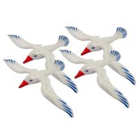 Henbrandt Opblaasbare meeuw vogel - 4x - 67 cm - Zeevogels - Maritieme decoraties