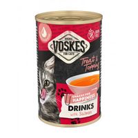 Voskes Drinks met zalm kattensnack (135 ml) 2 trays (48 stuks) - thumbnail