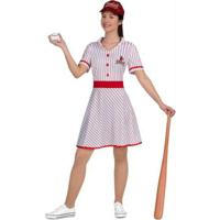 Kostuums voor Volwassenen My Other Me Baseball Vintage Rood Maat L