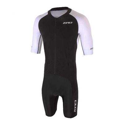 Zone3 Lava long distance FZ aero korte mouw trisuit heren