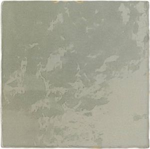 Wandtegel Velsa Zel 13x13cm groen glans gerectificeerd