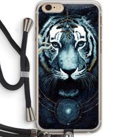 Darkness Tiger: iPhone 6 PLUS / 6S PLUS Transparant Hoesje met koord