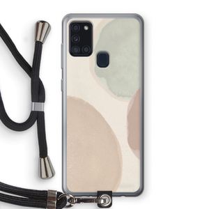 Geo #8: Samsung Galaxy A21s Transparant Hoesje met koord
