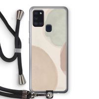 Geo #8: Samsung Galaxy A21s Transparant Hoesje met koord