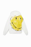 Sweatshirt met Smiley® - WHITE - S