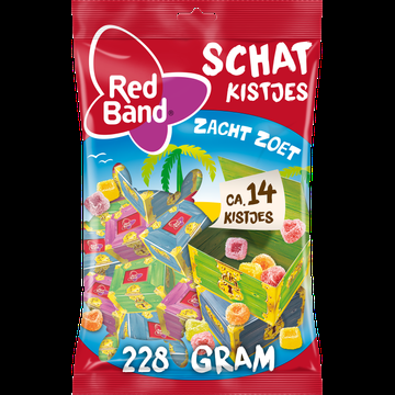 Red Band Schatkistjes Uitdeelverpakking Zacht Zoet Snoep 228 g bij Jumbo