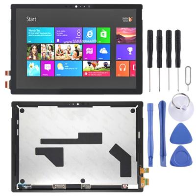 LCD-scherm en digitizer volledige assemblage voor Microsoft Surface Pro 6 1807 (zwart)