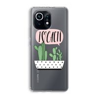 I love cacti: Xiaomi Mi 11 Transparant Hoesje