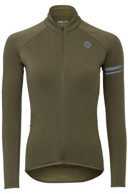 AGU Thermo Fietsshirt Lange Mouwen Essential Dames - Groen - L