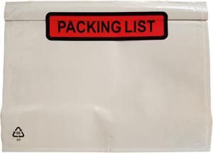 1000 Paklijstenveloppen A6 165x122mm Packing List PP