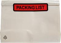 1000 Paklijstenveloppen A6 165x122mm Packing List PP