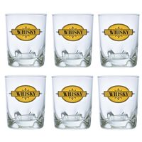 Whisky tumbler glazen - 6x - Duke serie - transparant - 240 ml - thumbnail