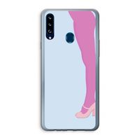 Pink panty: Samsung Galaxy A20s Transparant Hoesje