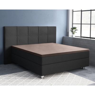 Primaviera Deluxe - Topper Hoeslaken Katoen-Satijn - Taupe - 90 x 220 Primaviera Deluxe - Topper Hoeslaken Katoen-Satijn - Taupe - 90 x 220