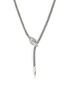 John Hardy collier Naga Lariat en argent sterling