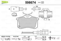 Valeo Remblokset 598674