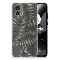Motorola Edge 30 Neo | TPU Case | Leaves Grey