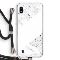 Biggest stripe: Samsung Galaxy A10 Transparant Hoesje met koord