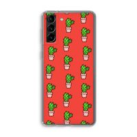 Mini cactus: Samsung Galaxy S21 Plus Transparant Hoesje Mini cactus: Samsung Galaxy S21 Plus Transparant Hoesje