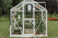 Tuinkas Mary I - 212x222 cm - Wit - Full Options- - Veiligheidsglas- Royal Well