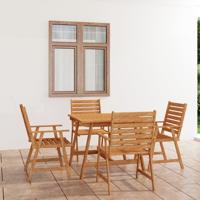 5-delige Tuinset massief acaciahout