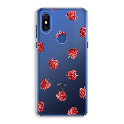 Framboosjes: Xiaomi Mi Mix 3 Transparant Hoesje