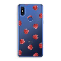 Framboosjes: Xiaomi Mi Mix 3 Transparant Hoesje