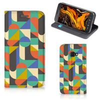 Samsung Galaxy Xcover 4s | Hoesje met Magneet | Funky Retro Samsung Galaxy Xcover 4s | Hoesje met Magneet | Funky Retro