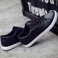 Flats sneakers casual schoenen Lace up schoenen schoenen maat: 37 (zwart)
