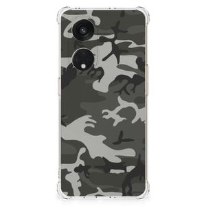 OPPO Reno8 T 5G Doorzichtige Silicone Hoesje Army Light