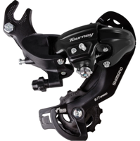 Shimano Achterderailleur 6/7-speed tourney ty300 met haak (b-type) - zwart (werkplaatsverpakking)