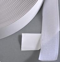 Klittenband klevend 38mm wit haak 25 m