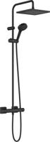 Hansgrohe Vernis Shape showerpipe 240 1jet met thermostaat, mat zwart