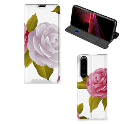 Sony Xperia 1 III Smart Cover Roses Sony Xperia 1 III Smart Cover Roses