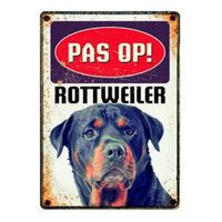 Plenty gifts Waakbord blik rottweiler