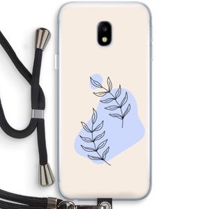 Leaf me if you can: Samsung Galaxy J3 (2017) Transparant Hoesje met koord