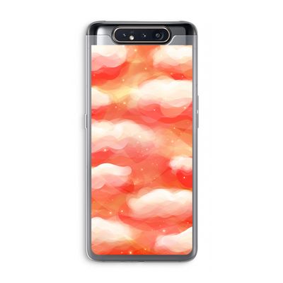 Lichte Wolken: Samsung Galaxy A80 Transparant Hoesje
